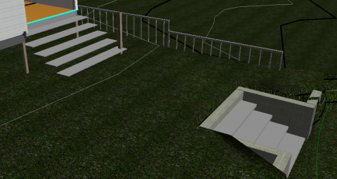 steps and stairs render